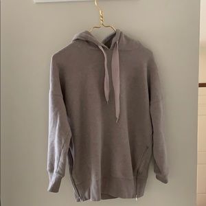 Beige aerie hooded sweatshirt